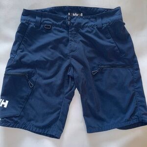 Helly Hanson Crewline Cargo Shorts Mens sz 32 Navy UPF 50